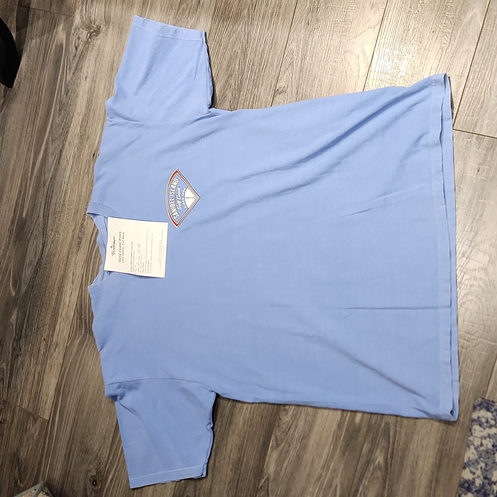 NWT Sturdy Built Sanibel Island Gulf Coast  Men's sz L 100% Cotton tshirt